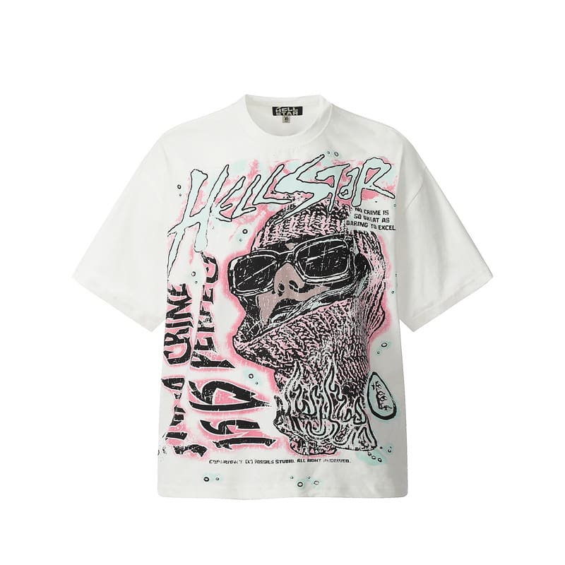 H*lst*r vintage full printed tee
