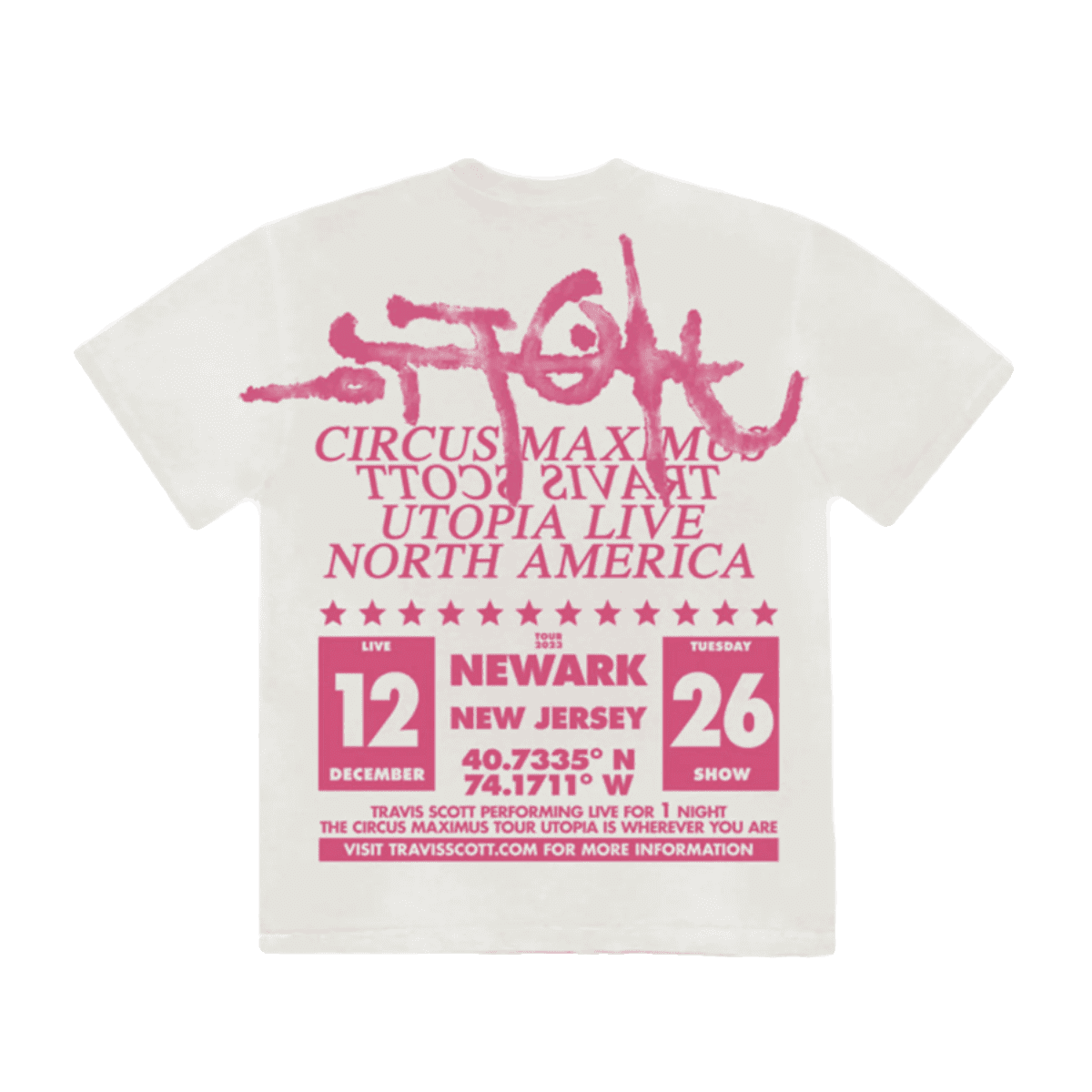 Travis Scott Utopia Ls In Newark Tee