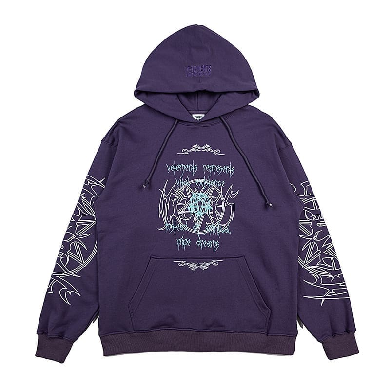 Vetements Express Letter Print Hoodie 2