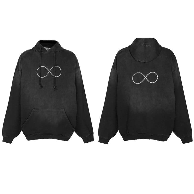 Werther Cute Rhinestone Sweatshirt