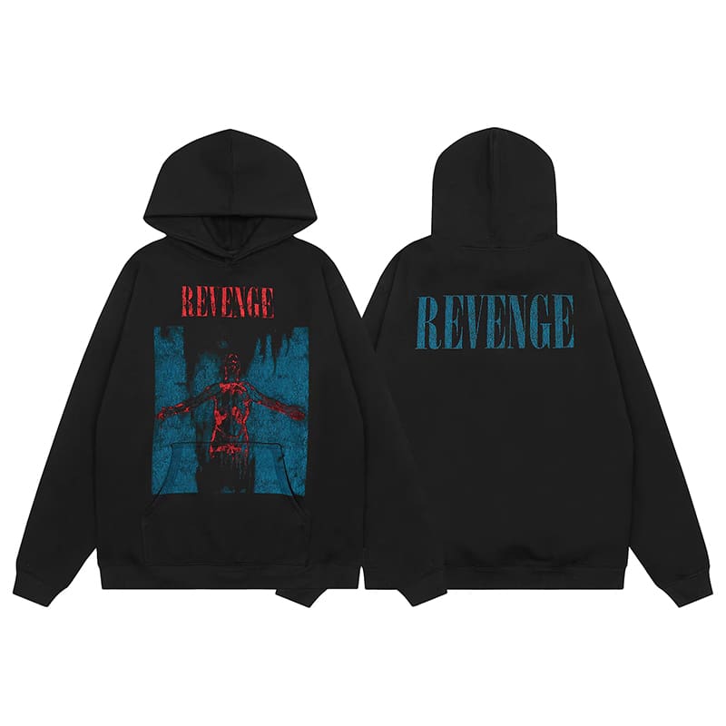 Revenge Keel Smoke Skull Hoodie 2