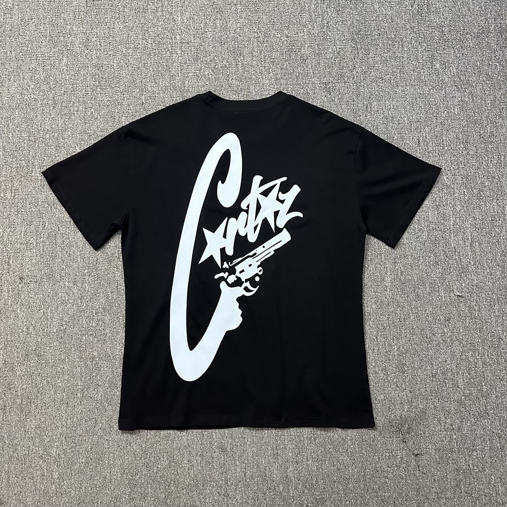 Corteiz Devil Island Pistol Letter Tee