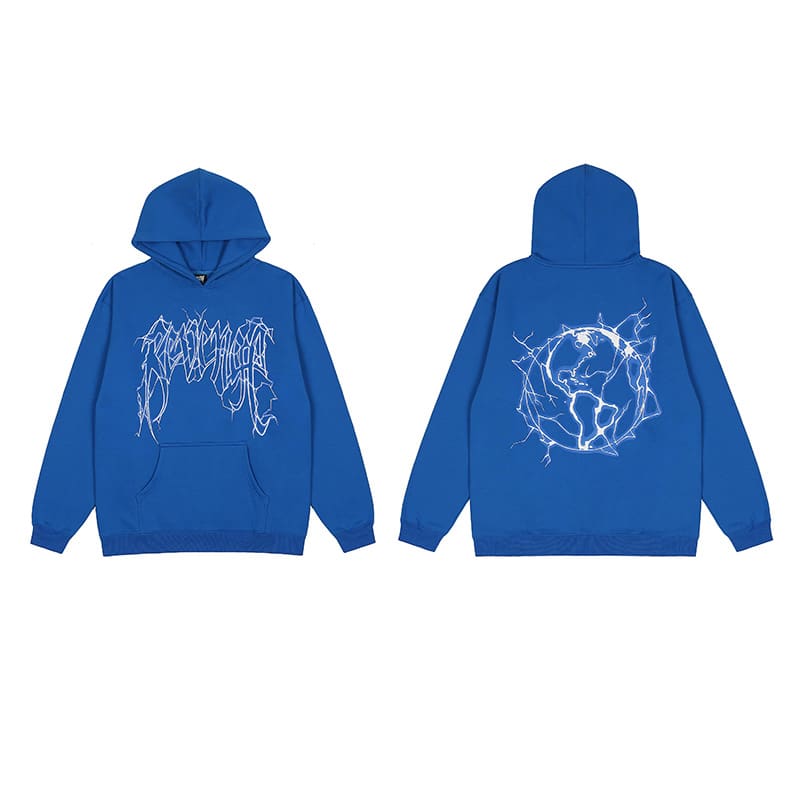 Revenge Keel Smoke Skull Hoodie 2