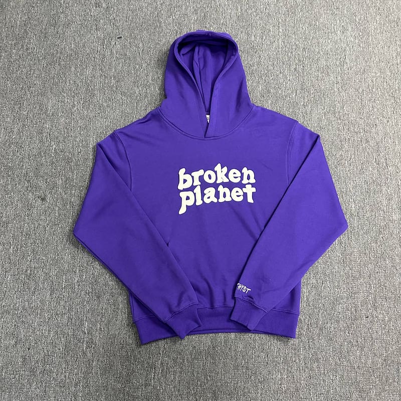 Broken Planet Puff Print Hoodie 2
