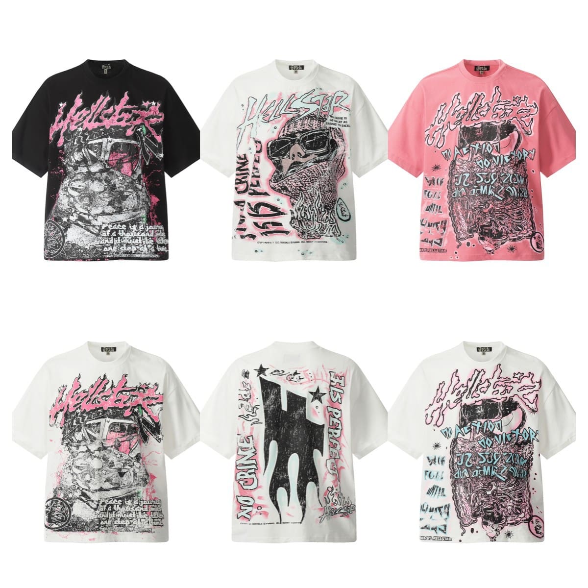 H*lst*r vintage full printed tee