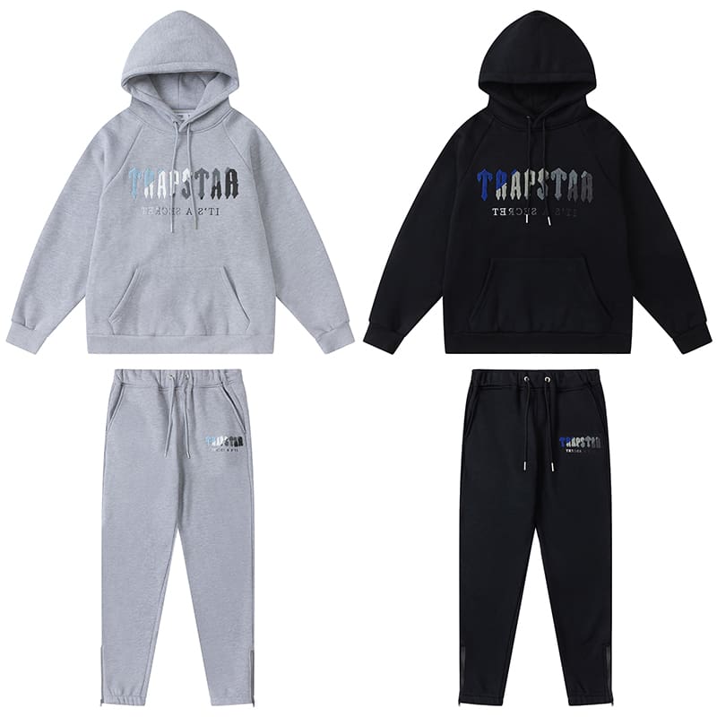 Trapstar Blue White Towel Embroidery Sweatsuit