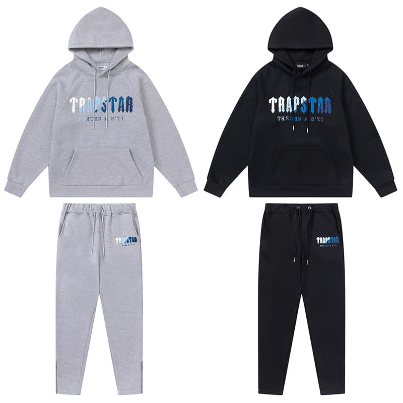 Trapstar White Blue Towel Embroidery Sweatsuit