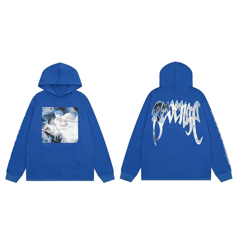Revenge Keel Smoke Skull Hoodie 2