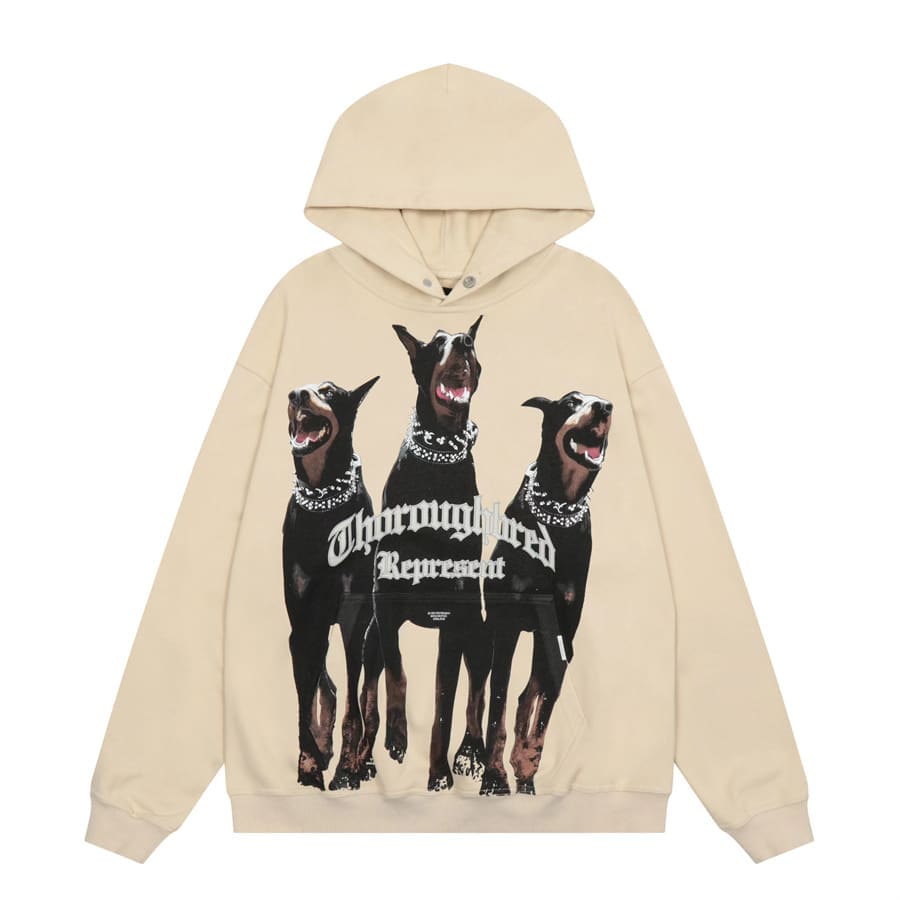 Represent Vintage Washed Doberman Pinscher Hoodie