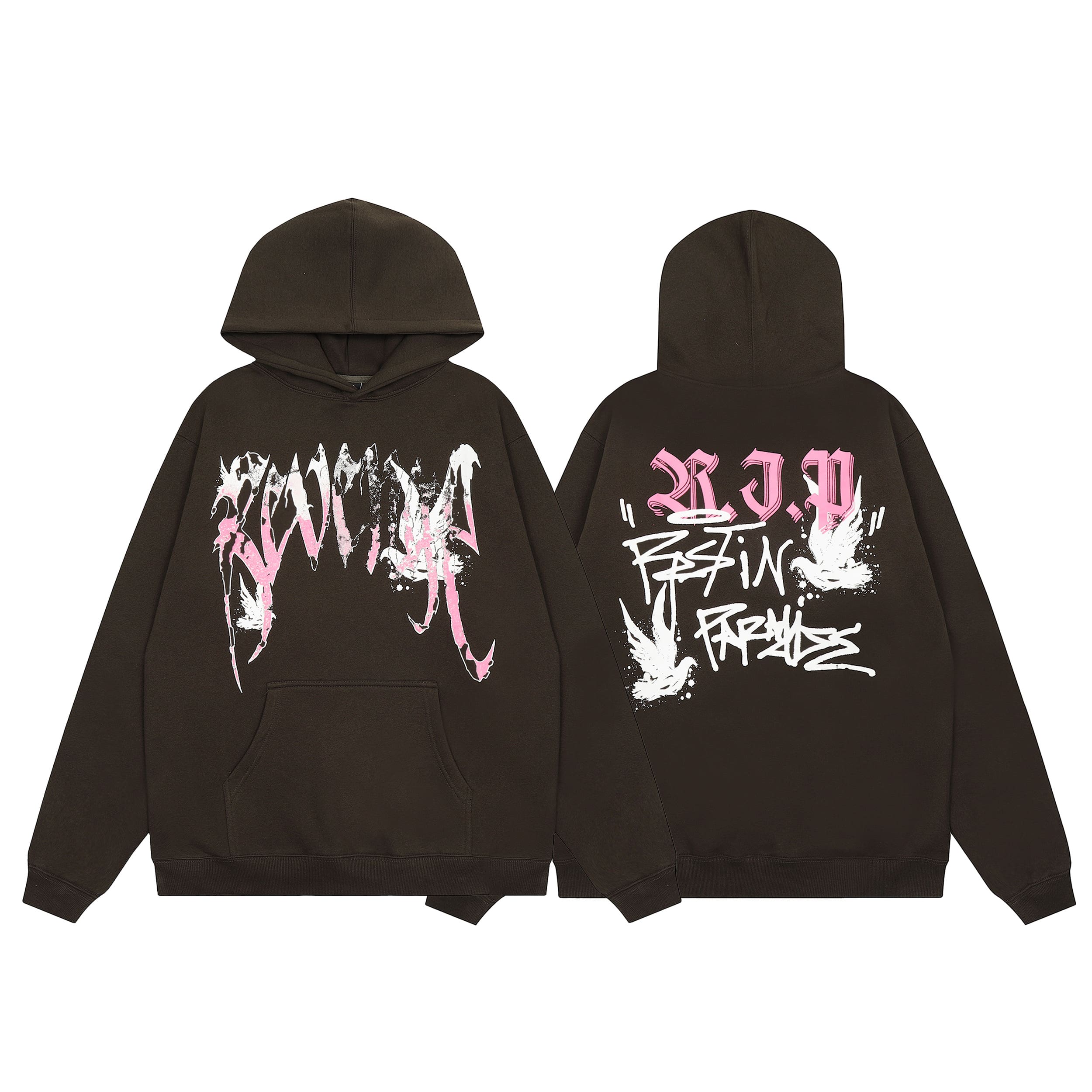Revenge Keel Smoke Skull Hoodie 2