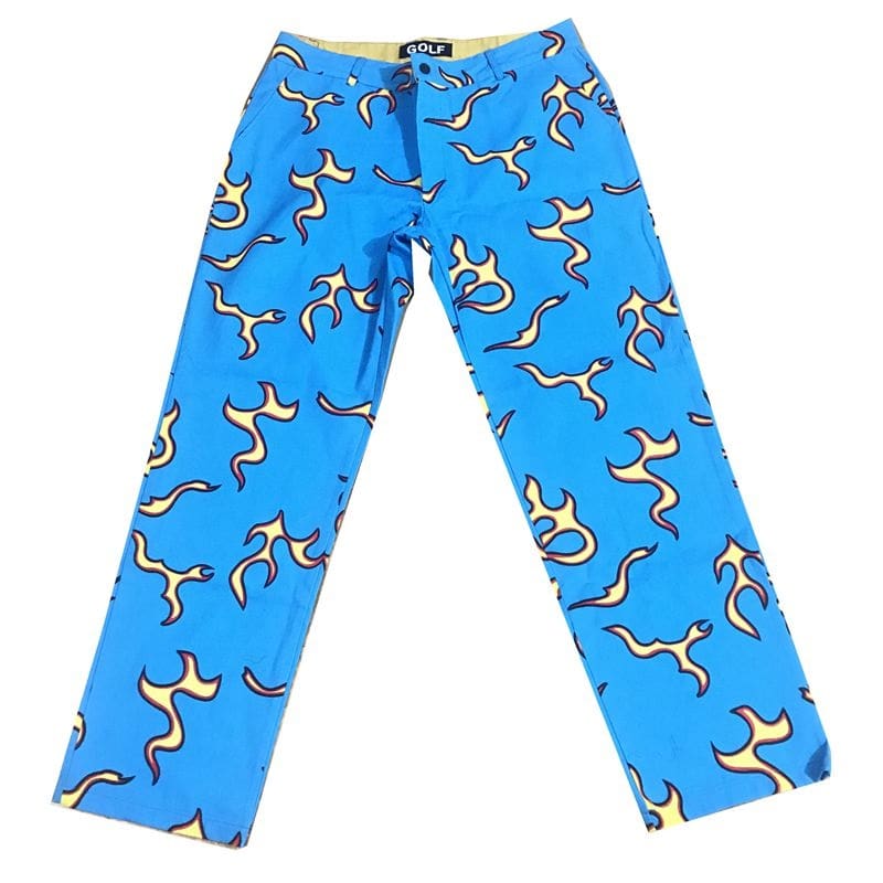 Golf Wang Blue Flame Straight-Leg Pants