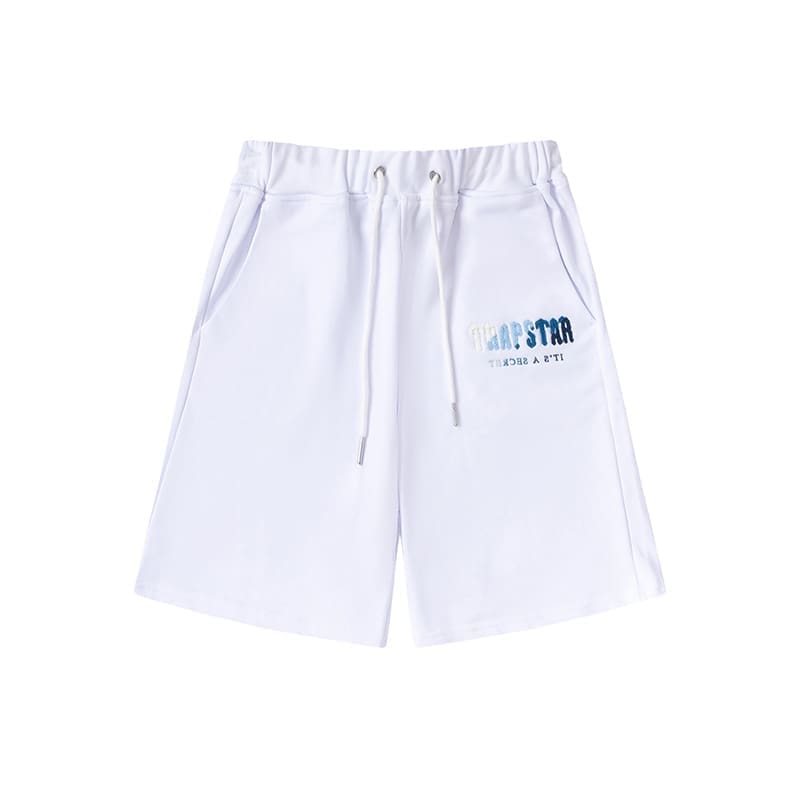 Trapstar Blue White Towel Embroidery Shorts
