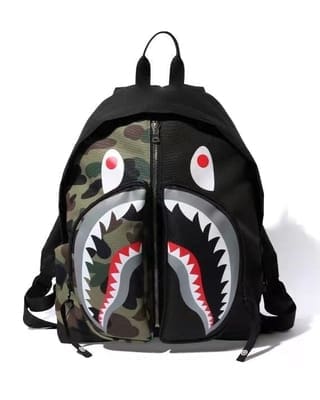 Bape Boys Girls Schoolbag Backpack