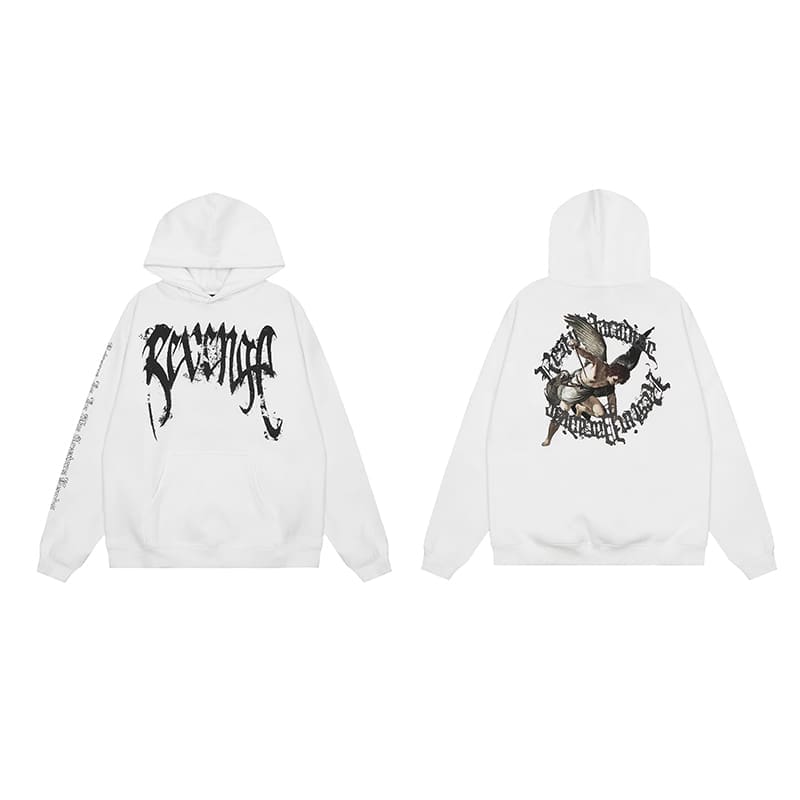 Revenge Keel Smoke Skull Hoodie 2