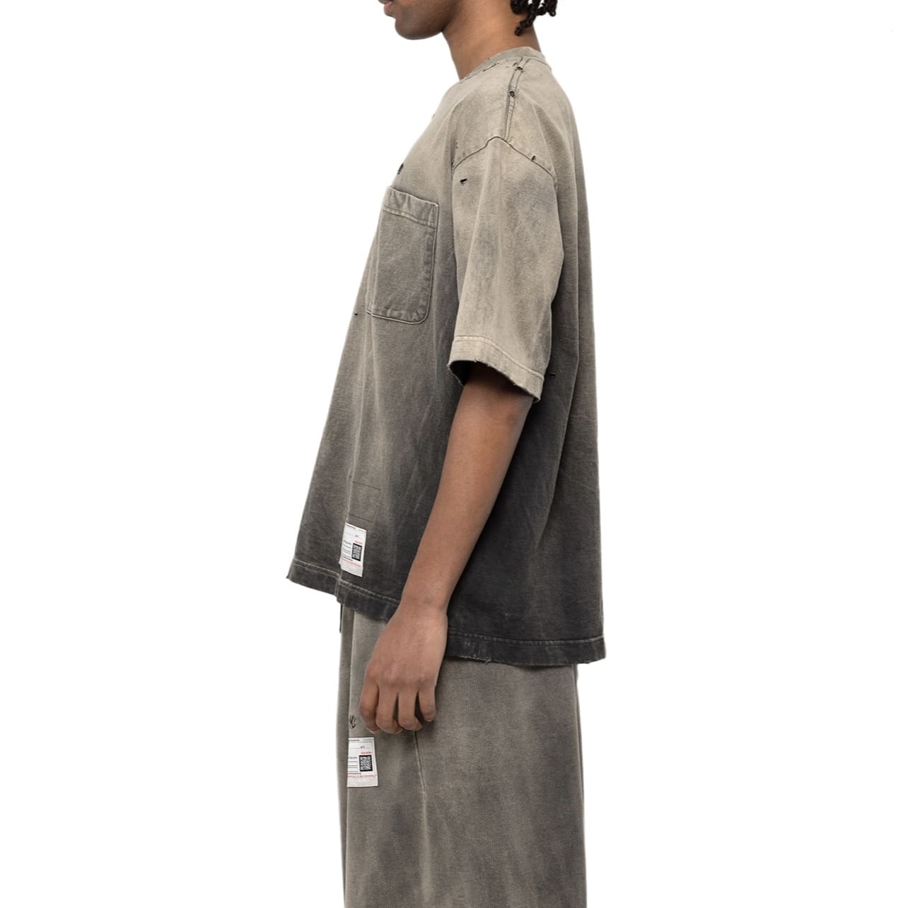 24Ss Mihara Yasuhiro Mmy Distressed Tee