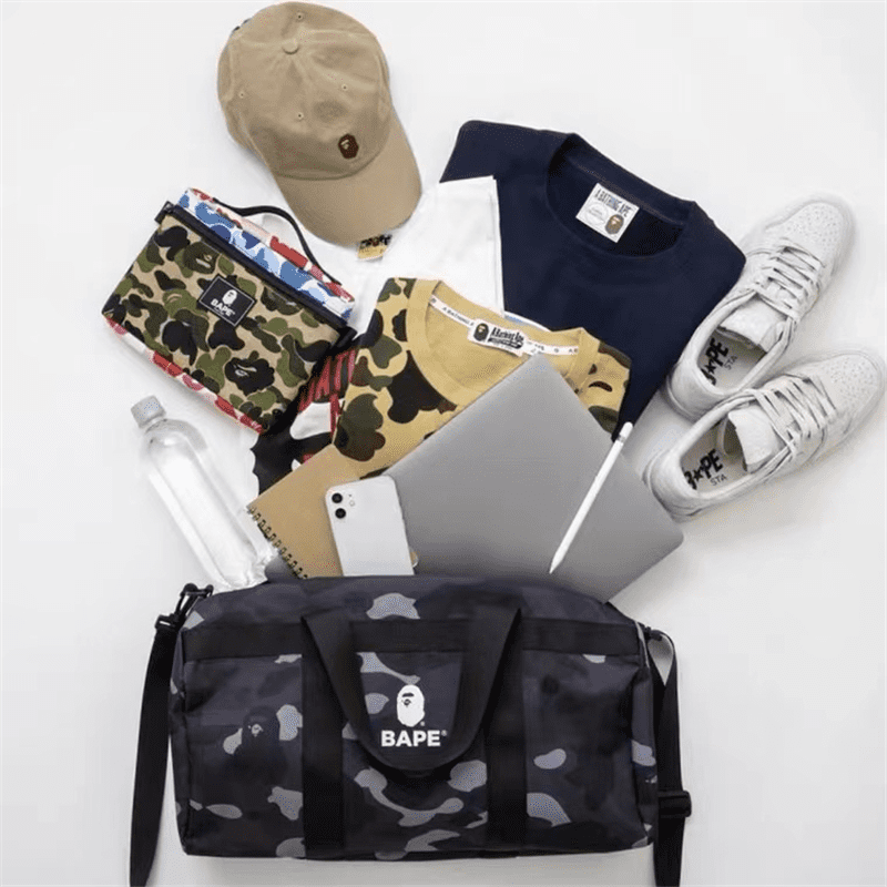 Bape Camouflage Ape Head Bag