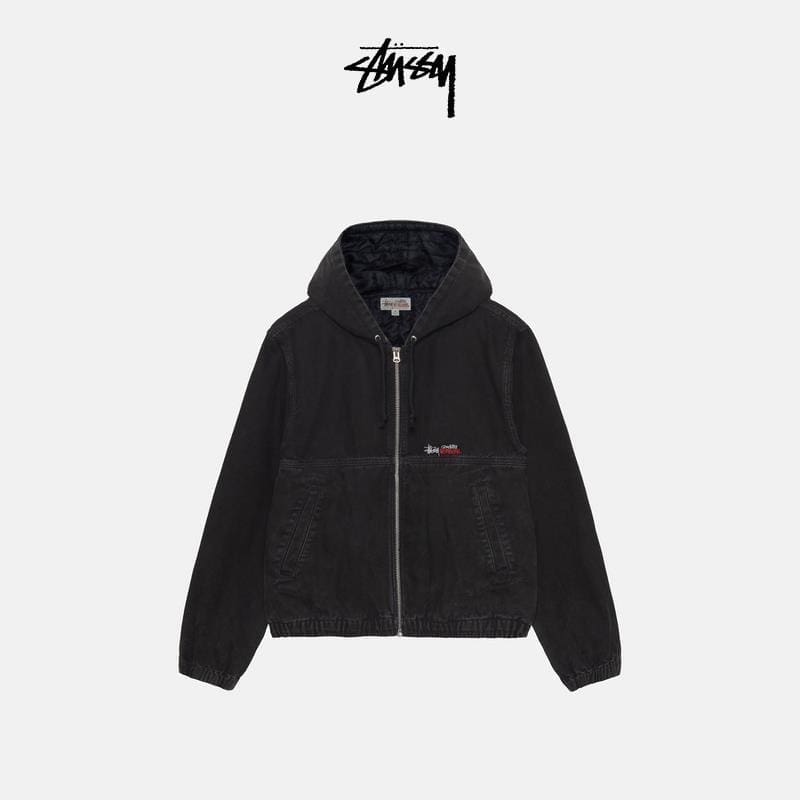 Black-Work Jacket Unlined Canvas