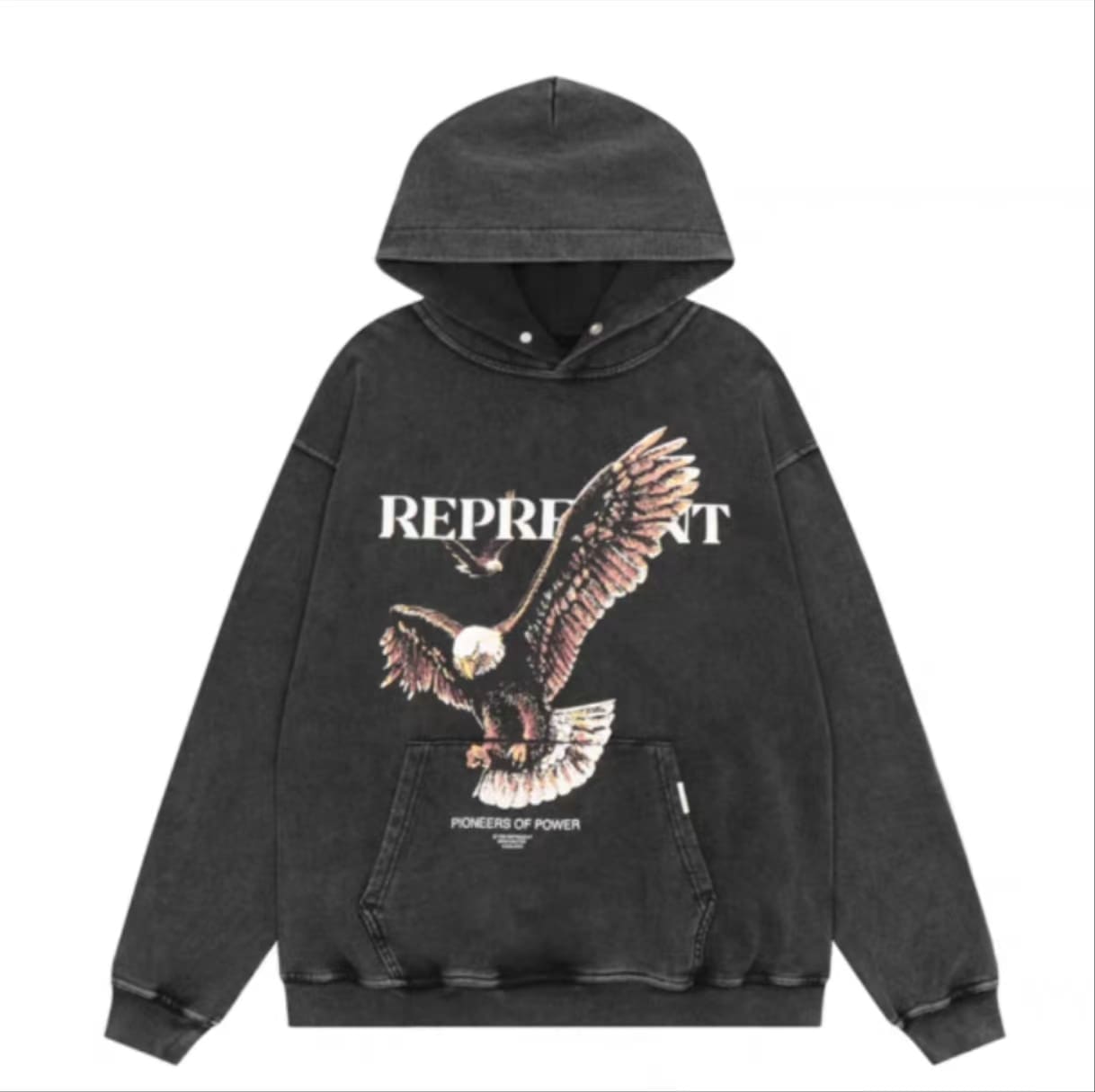 Represent Vintage Washed Doberman Pinscher Hoodie 2