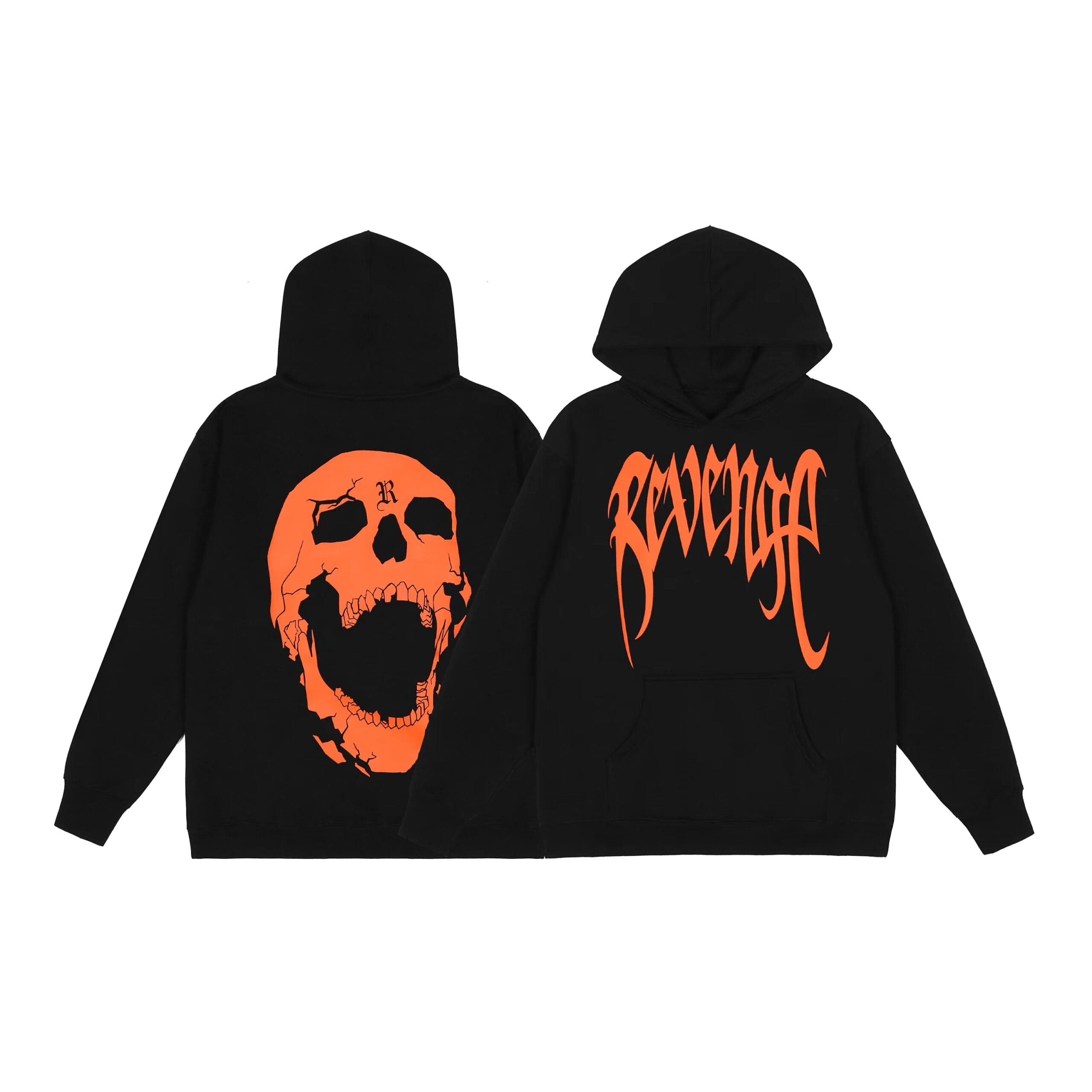Revenge Keel Smoke Skull Hoodie 2