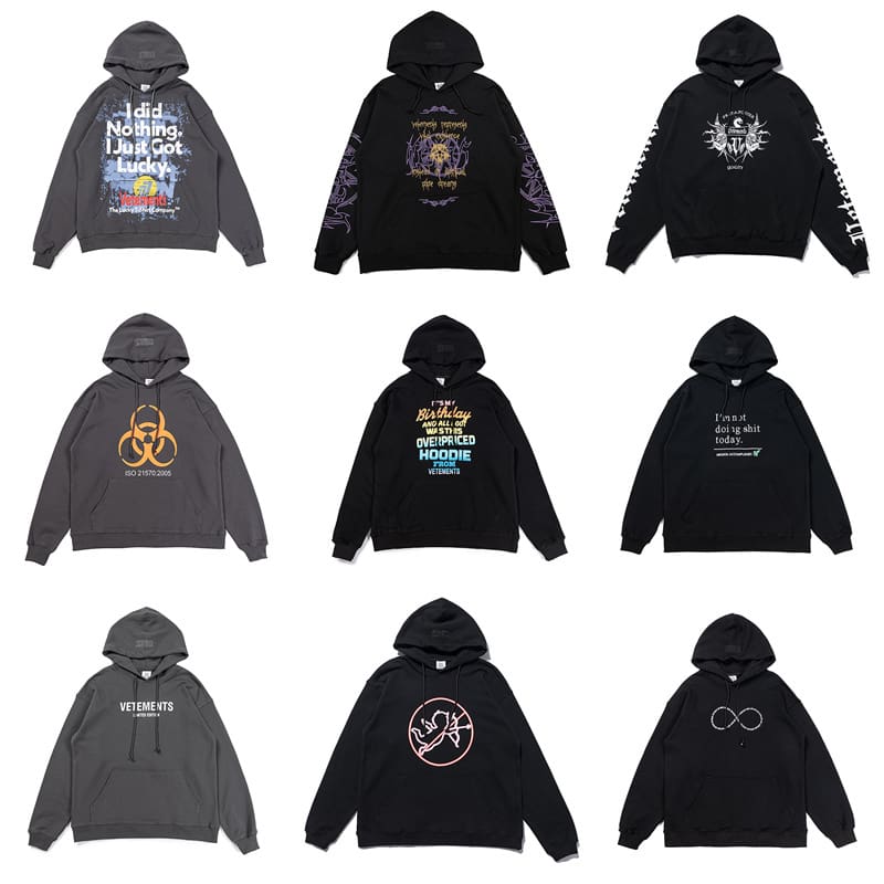 Vetements Express Letter Print Hoodie 2
