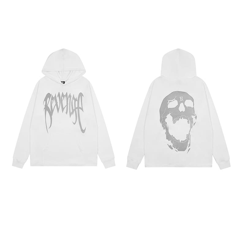 Revenge Keel Smoke Skull Hoodie 2