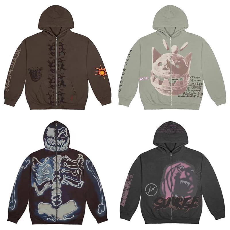 Travis Scott Cactus Jack Lightning Hoodie