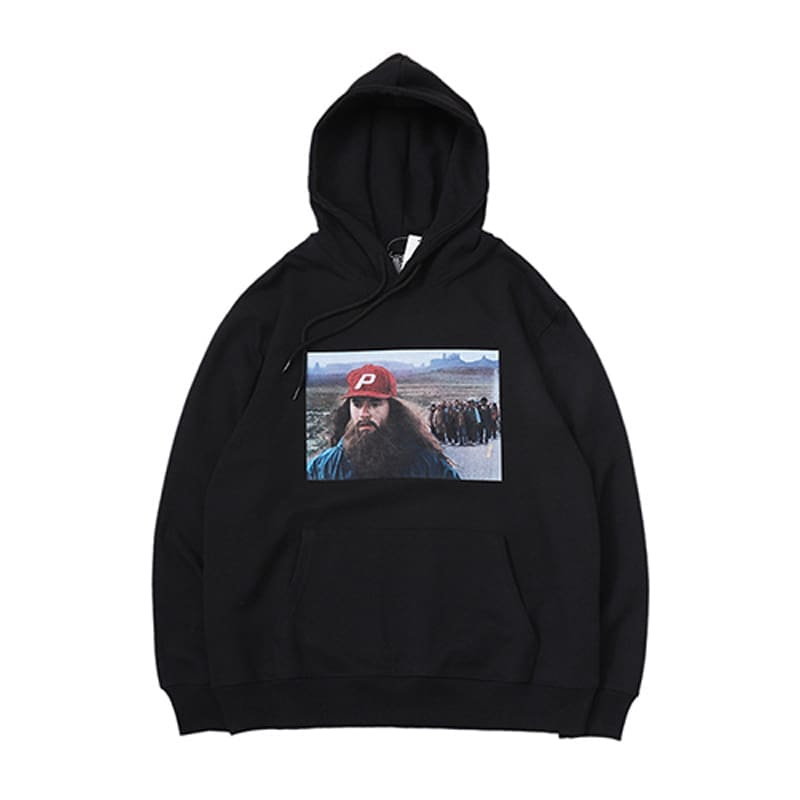 European Skateboard Triangle Print Hoodie