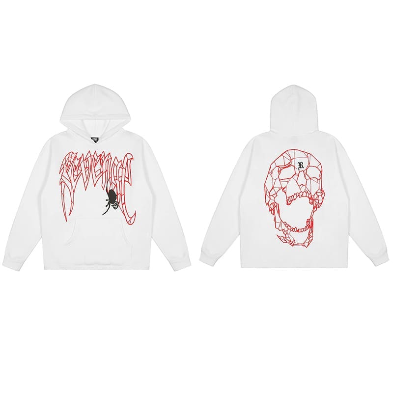 Revenge Keel Smoke Skull Hoodie 2