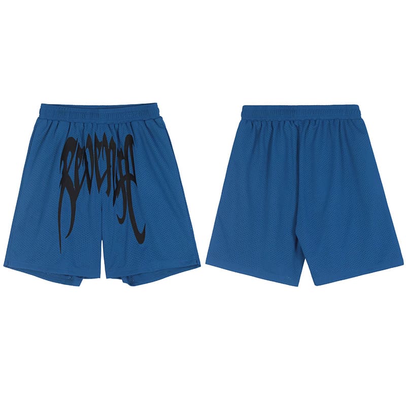 Revenge Xxx Ten Embroidered Shorts