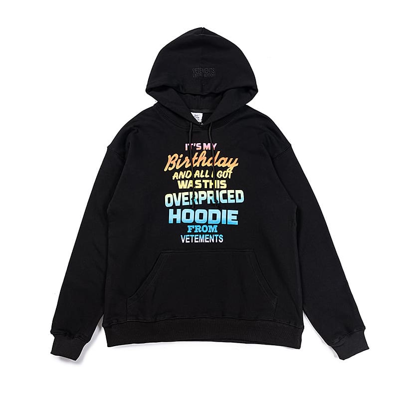 Vetements Express Letter Print Hoodie 2