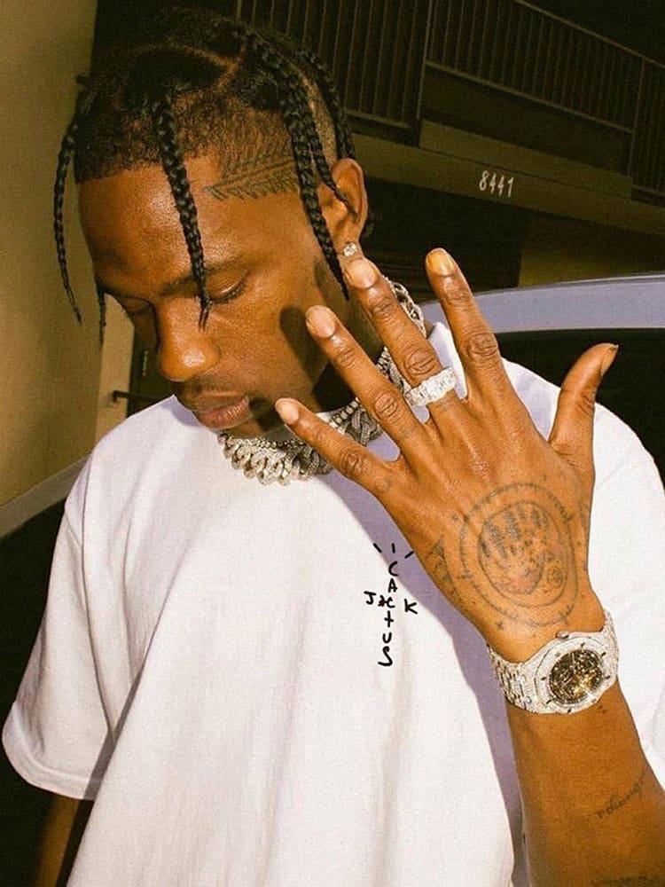 Travis Scott Minimal Basic Bottoming Shirt