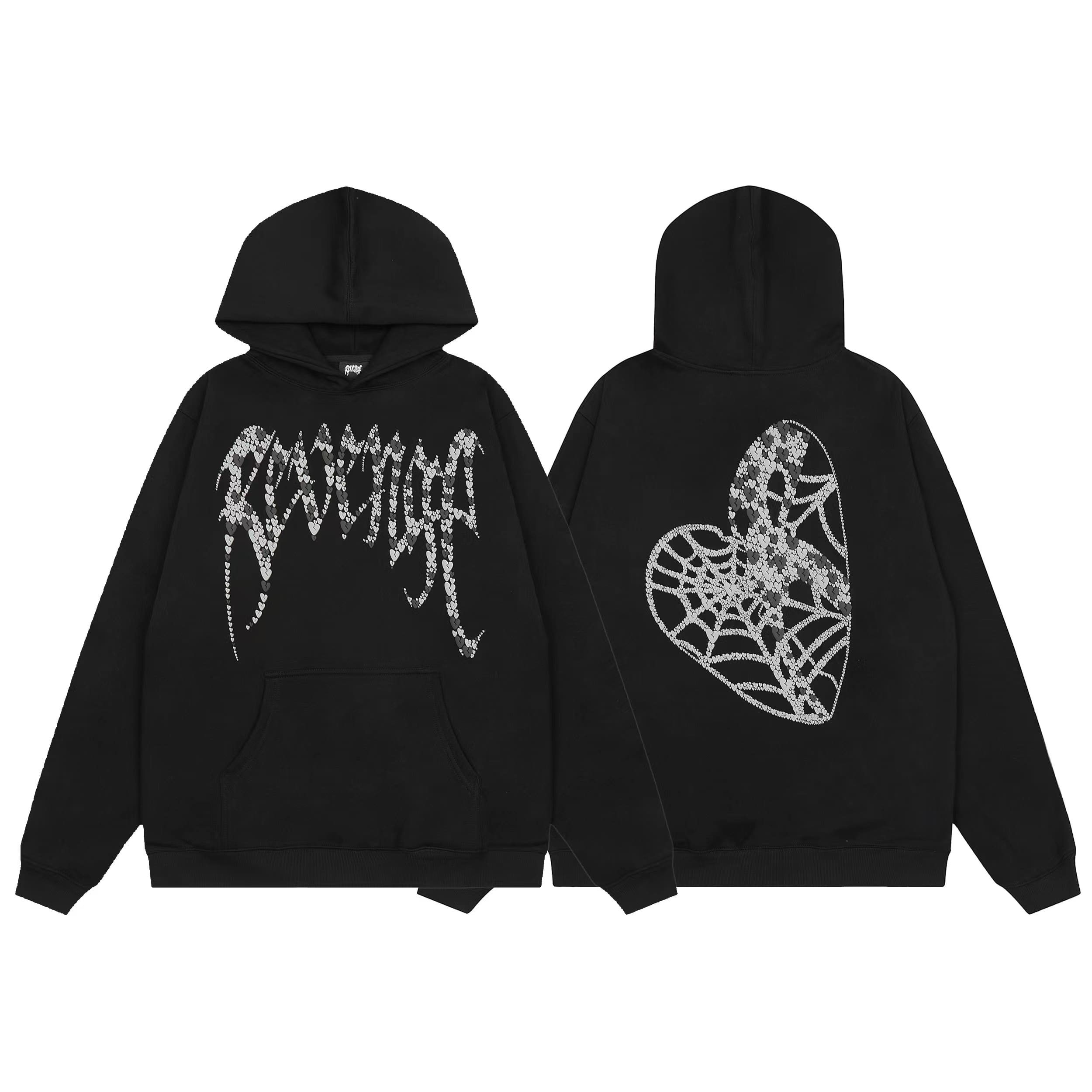 Revenge Keel Smoke Skull Hoodie 2