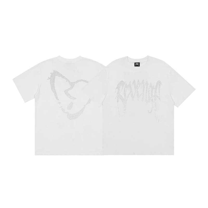 Revenge Rhinestone Palm Tee