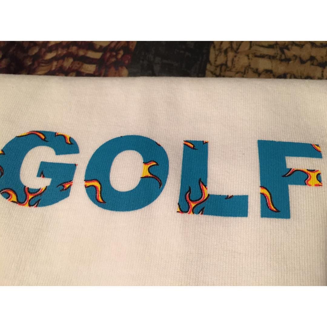 Golf Wang Blue Flame Letter Tee
