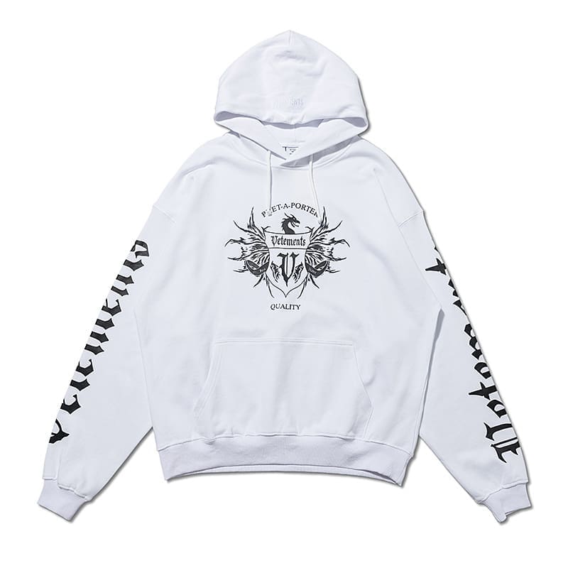 Vetements Express Letter Print Hoodie 2