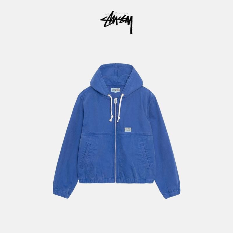 Baja Blue-Work Jacket Unlined Canvas