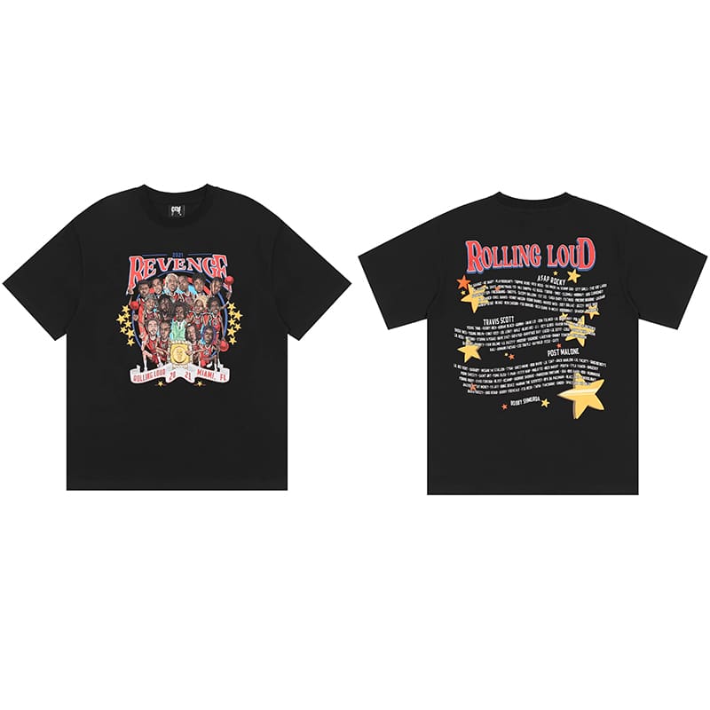 Revenge Keel Smoke Skull Tee