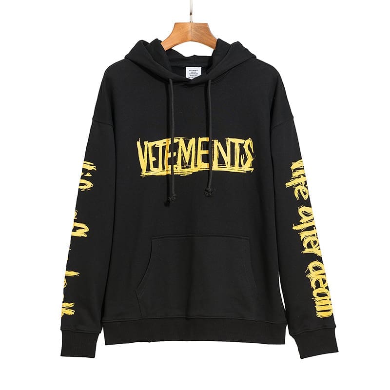 Vetements Express Letter Print Hoodie 2