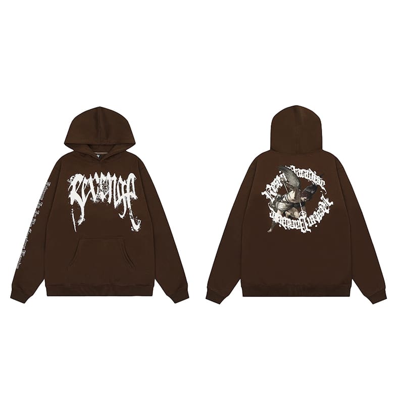 Revenge Keel Smoke Skull Hoodie 2
