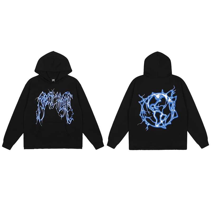 Revenge Keel Smoke Skull Hoodie 2