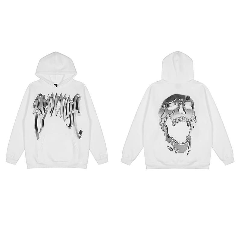 Revenge Keel Smoke Skull Hoodie 2
