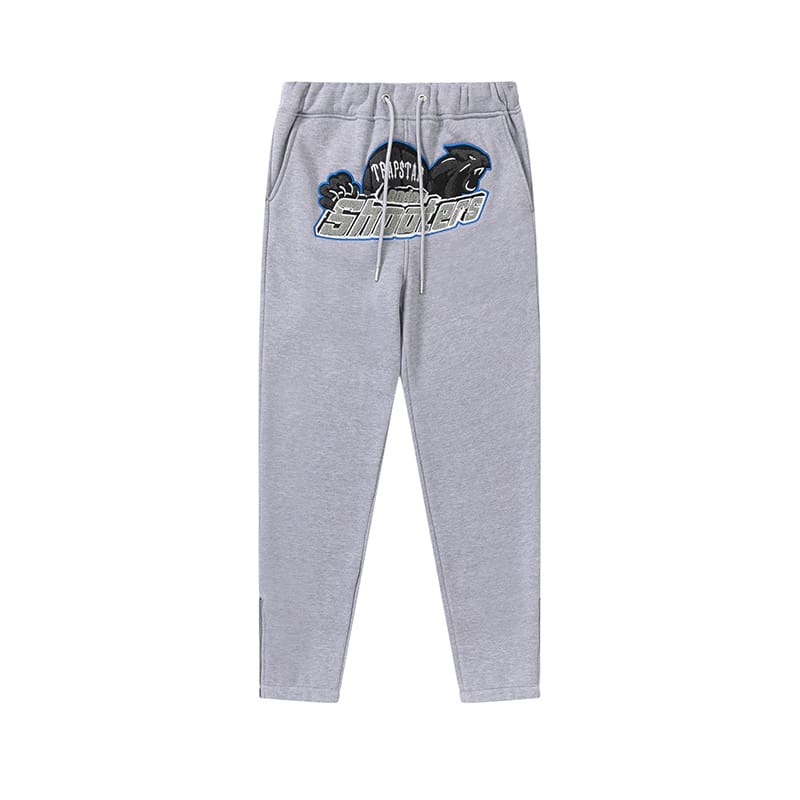 Trapstar Blue Gray Tiger Head Towel Embroidery Sweatsuit