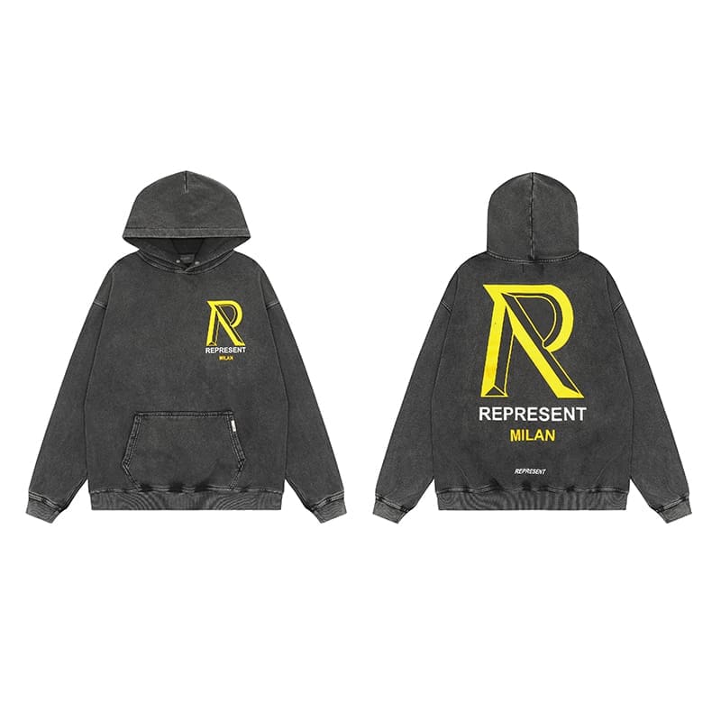 Represent Vintage Washed Doberman Pinscher Hoodie