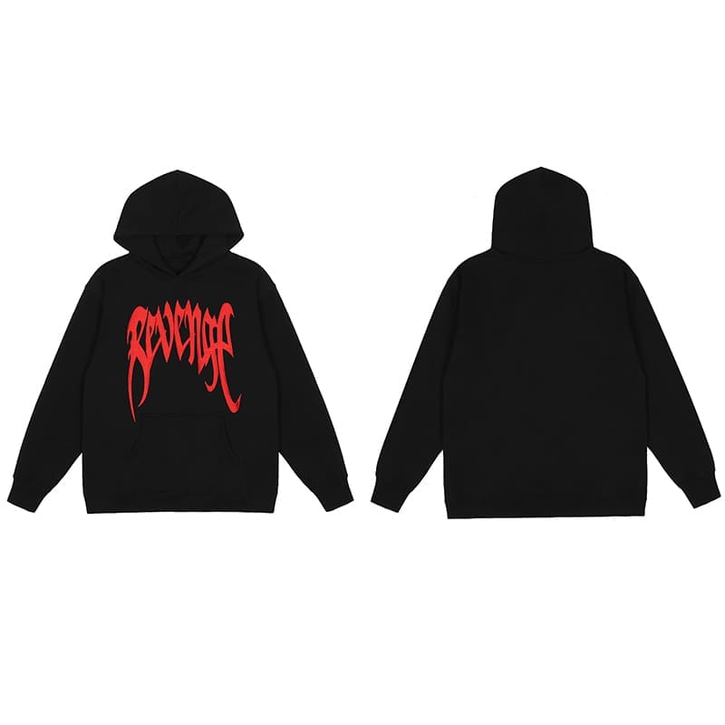 Revenge Keel Smoke Skull Hoodie 2