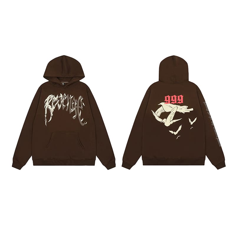 Revenge Keel Smoke Skull Hoodie 2