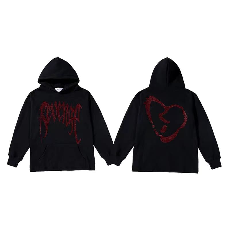 Revenge Keel Smoke Skull Hoodie 2