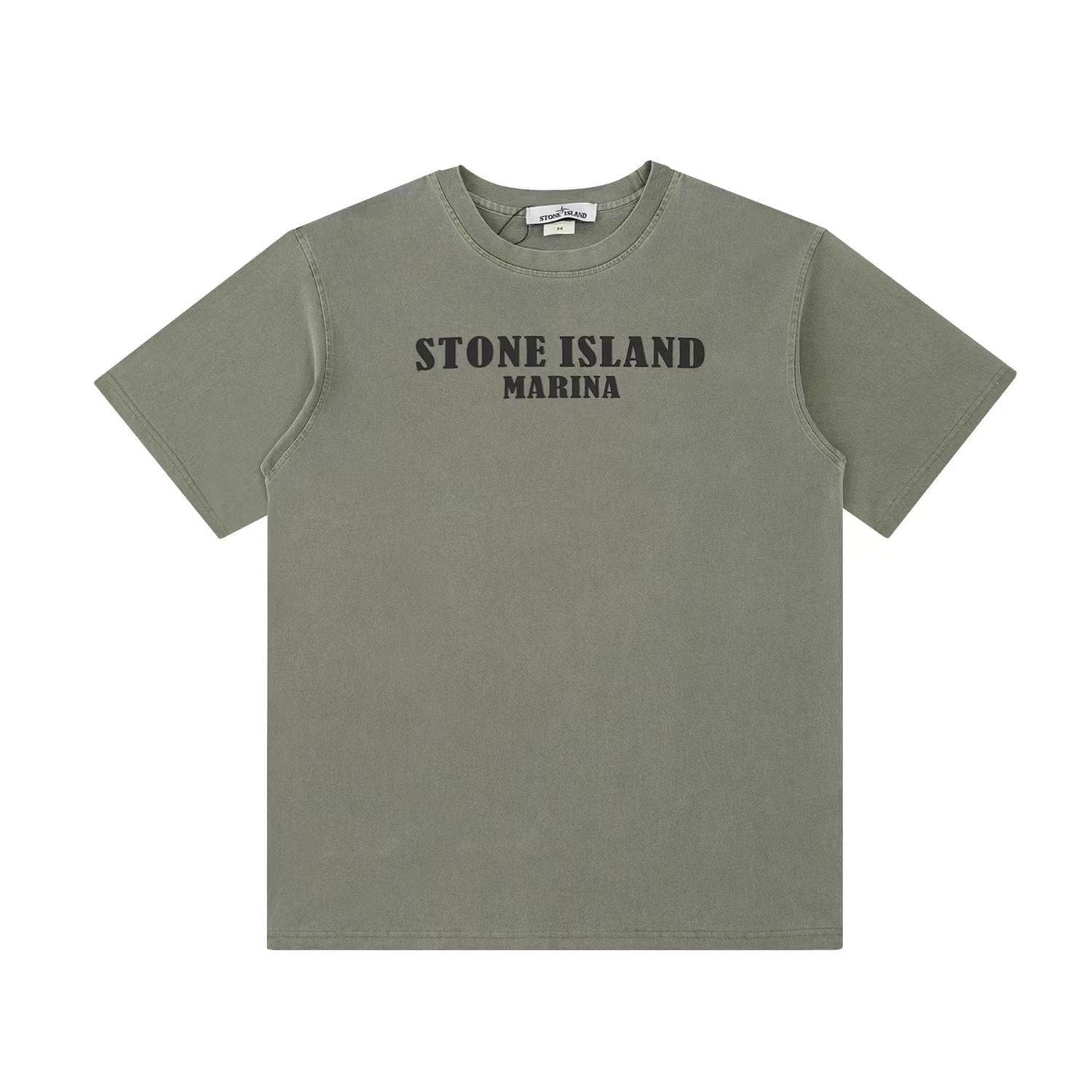 Stone Island Washed Distressed Retro Tee