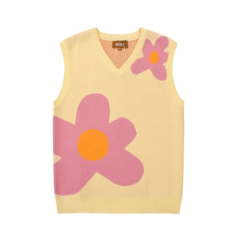 Golf Wang Small Flower Leopard Vest