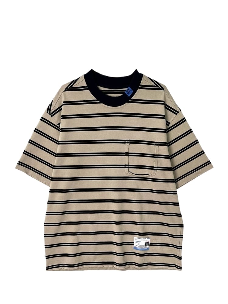 h0h4 mmy Ma*s*n mihara letter stripe tee