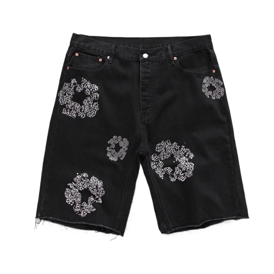 Denim Tears Rhinestone Button Shorts